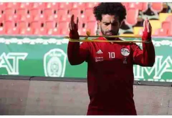 Photos Of Mohammed Salah Working Very Hard To See That He Starts Egypt 1st Game